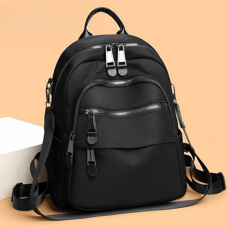 Mini Backpack Purse - กระเป๋าเป้สะพายหลังสำหรับเดินทางในยุโรปและสหรัฐอเมริกา กระเป๋าเป้ผ้าอ็อกซ์ฟอร์ดสำหรับผู้หญิง กันน้ำ แฟชั่น กระเป๋าคอมพิวเตอร์ความจุขนาดใหญ่