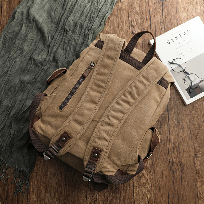 กระเป๋าผ้าแคนวาสสำหรับผู้ชายสไ - Canvas Backpack Casual บทวิจารณ์และราคา
