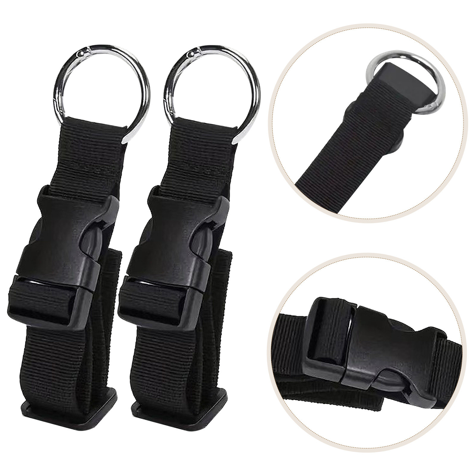 ตะขอแขวนกระเป๋าสำหรับรถเข็น 2  - Backpack Diaper Bag บทวิจารณ์และราคา