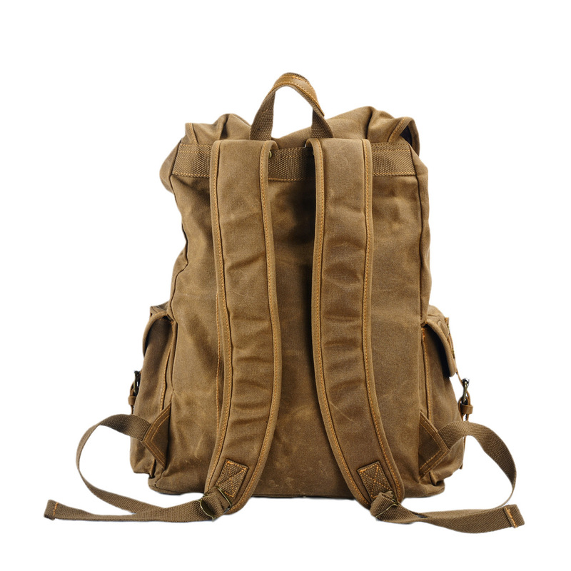 กระเป๋าเป้สะพายหลังผ้าแคนวาสแบ - Canvas Backpack Casual บทวิจารณ์และราคา