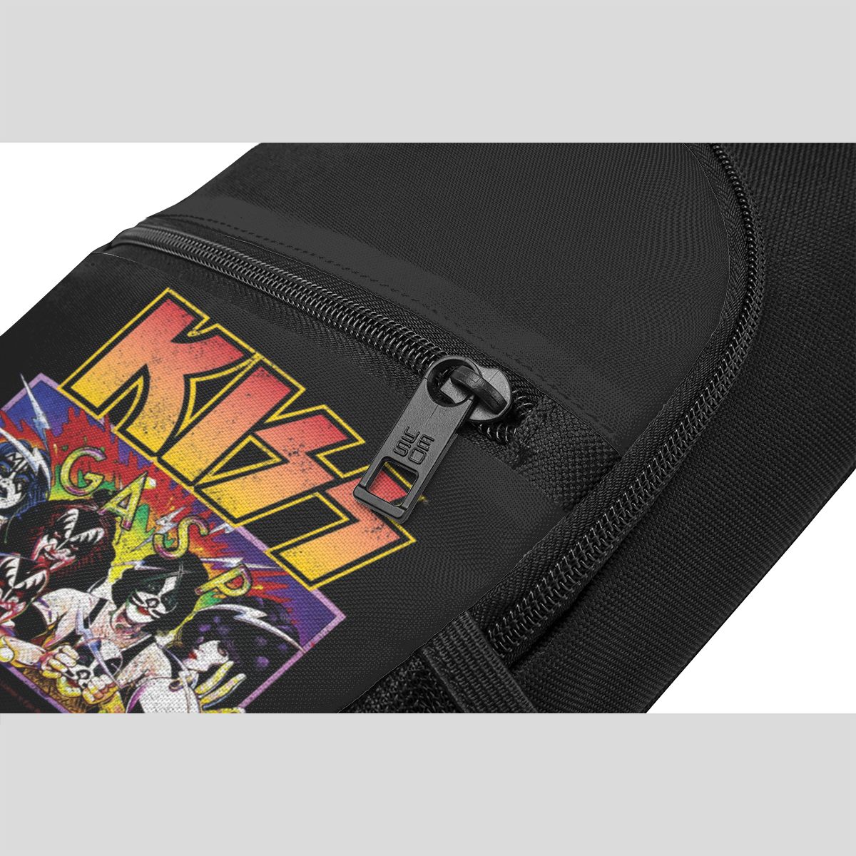 Rock Roll Band Kiss Cat Chest  - Sling Backpack Shoulder บทวิจารณ์และราคา