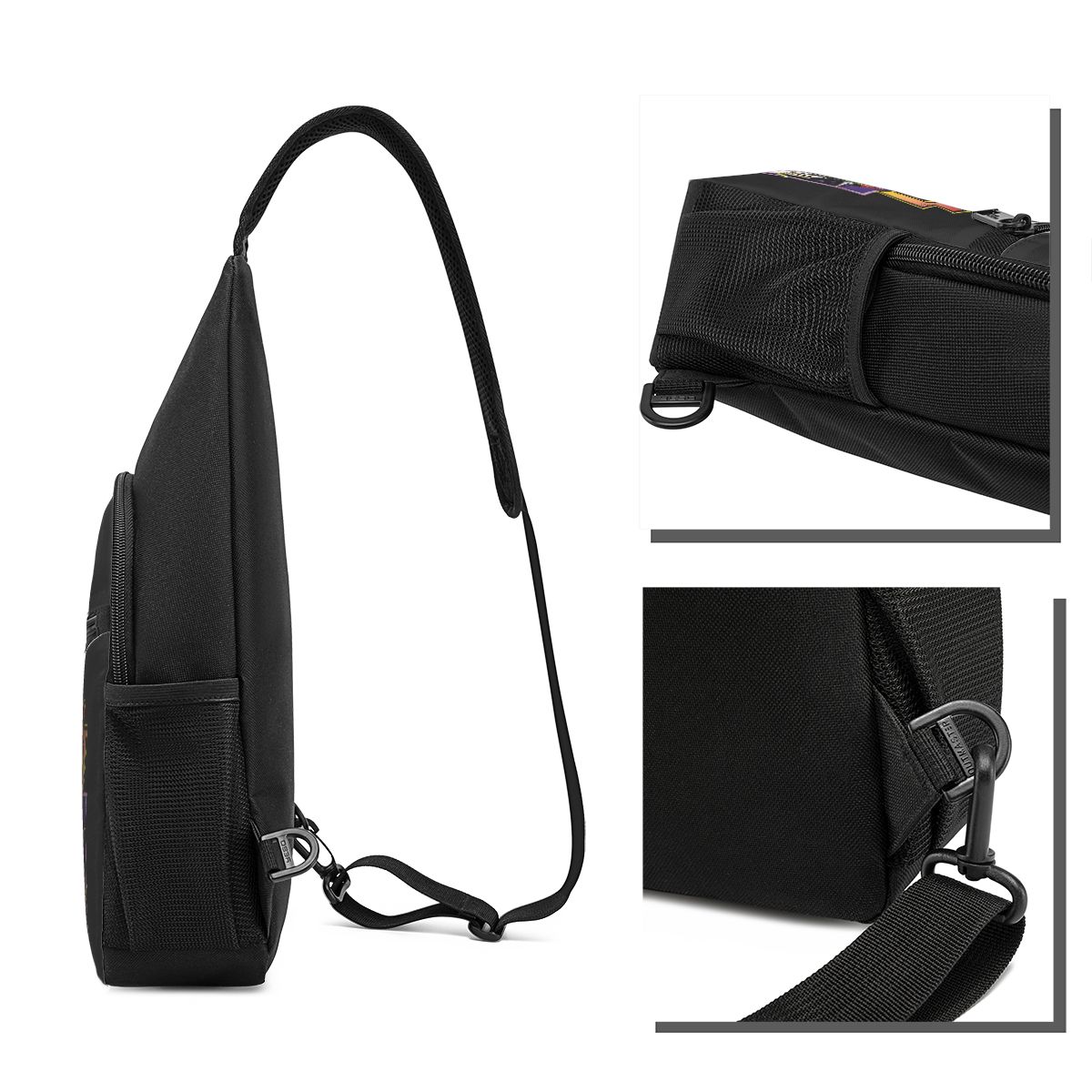 Rock Roll Band Kiss Cat Chest  - Sling Backpack Shoulder บทวิจารณ์และราคา