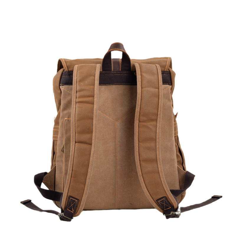 กระเป๋าเป้สะพายหลังผ้าแคนวาสแบ - Canvas Backpack Casual บทวิจารณ์และราคา